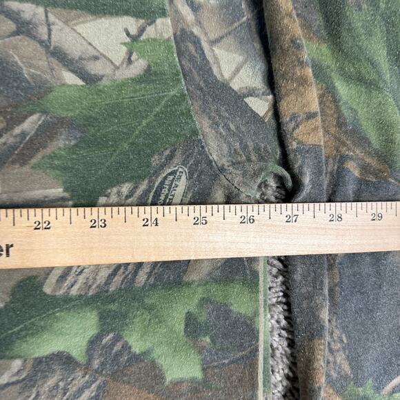 VINTAGE 90s Realtree Hardwood Camo Shirt Mens XXL 2XL Brown Camouflage Hunting - Picture 13 of 14